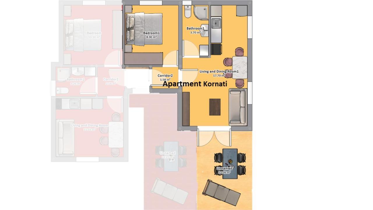 Apartmani Villa Lilliana Tribalj Exteriör bild