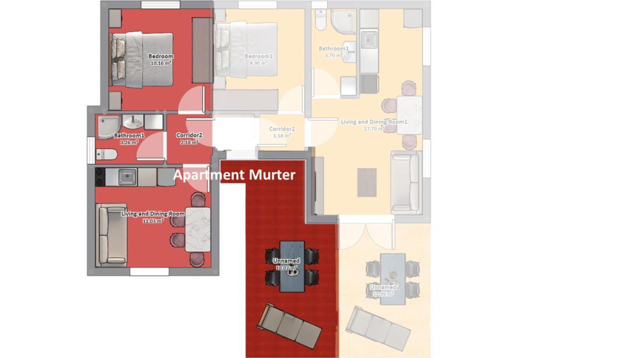 Apartmani Villa Lilliana Tribalj Exteriör bild